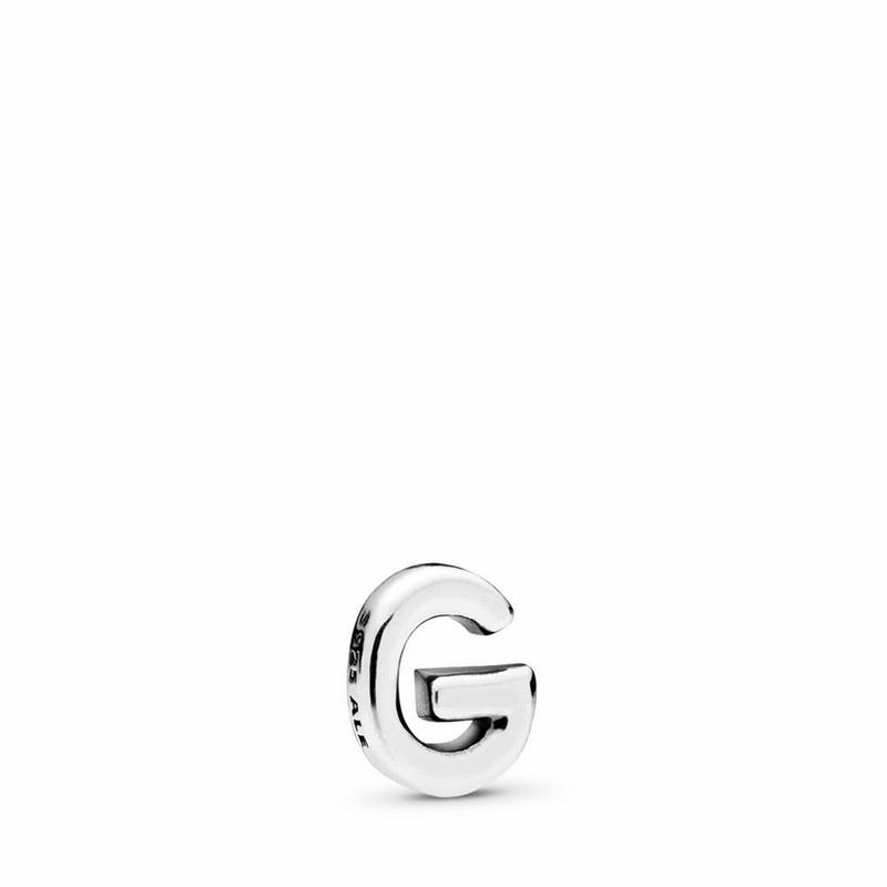 Pandora Australia Letter G Petite Locket Charm - Sterling Silver | UHYJKE026